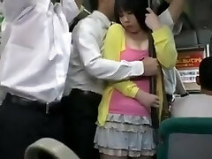 In Bus Sex with immense boobs