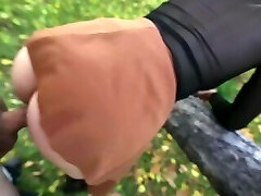 Public Suck N' Tear Up - Outdoor Creampie