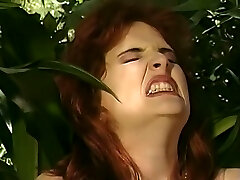 Fine and wicked red-haired milf gets her asshole fried with a huge sausage