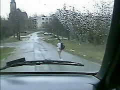 Stunning French light-haired beauty in the bathroom having wild sex