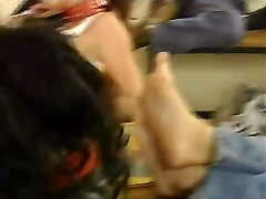 Vintage fuck-a-thon in the classroom with sexy teen students