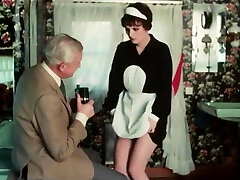 Grandad jacks over the maid befire she sucks him dry 