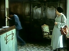 Cute sweet French blonde girl sensually licks the apex of the dick