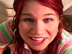 Eighteen year old Alyssa West loves big loads all over her ample funbags!