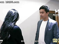 Widow's dream - Sexy Asian widow in stockings and high heels has an affair with a man, she is boned and pleaded for mercy