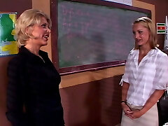 Sexy Lecturer Licks her pupil's pussy! (The unforgettable Porn Emotions in HD restyling version)