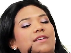 Skinny Island Girl Fucks The Big Black Cock