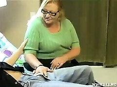 Mom Caught Coaxing Young Guy Into Demonstrate Cock
