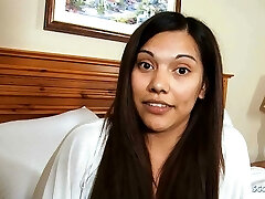 Big Bouncing Mounds Latina Wife Pickup and talk to Cuckold Fuck