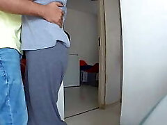 45 Year Old Cougar And Young Dude Quickie Fuck in The Early Morning