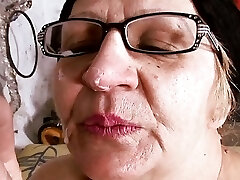 senior peasant woman fucks her servant