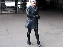 Lady in Goods High Boots