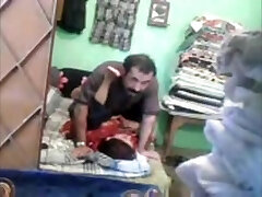 Desi pathan abbu drills chachi homemade Lahore punjabi
