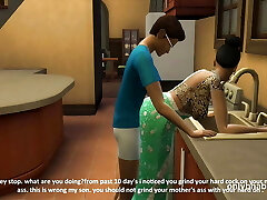 Kitchen hump in morning Hindi darty taking