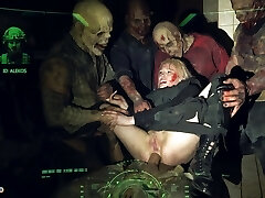 HORRORPORN Zombie Anal Drill