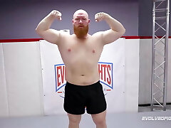 Bella Rossi fights Thor in nude bang-out wrestling reward