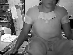 Indian house wife gigantic boobs kissing ass