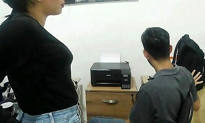 Horny educator is fucked by her student in exchange for raising her grades Cum -MOUTH - Porn in Spanish