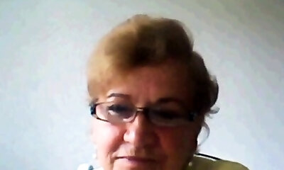 Sexy grandma fingering