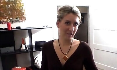 Busty blondes banged in gang sex