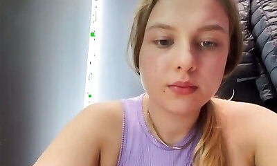 Extreme masturbating. Hot unexperienced cum in the changing room