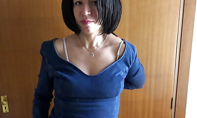 My stepson dreamed to see my hairy cooch and fuck me doggystyle