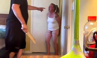 Bad nymph gets a paddling