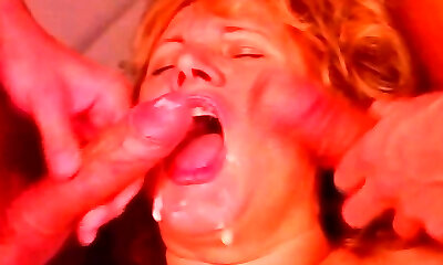 Mature dp threesome