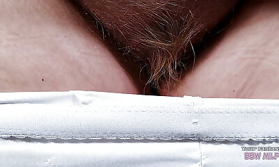 Retro Granny Panties and Hooter-sling - My Mature Milf Hairy Coochie and Big Saggy Gilf Tits in Mind-blowing Big Underwear