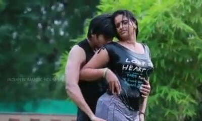 Indian aunt in pool boulder-holder and panty