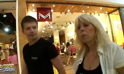 Married blonde cheats on her spouse