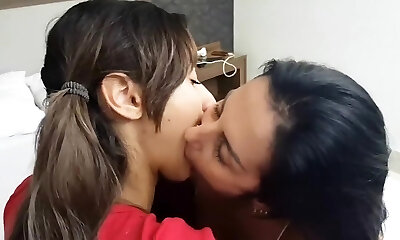Lesbian Brazilian kiss mom