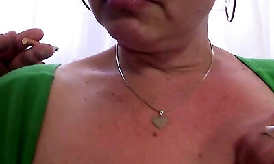 Huge-boobed old mature enjoys anal cock riding