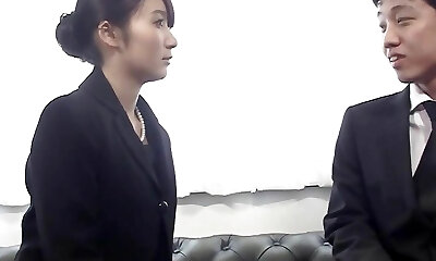 A Widow Milf... Mourning in Sadness With Sex Dream