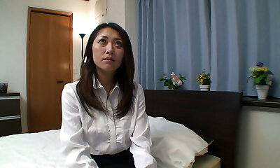 Hairy Japanese mature is doing her first porno video