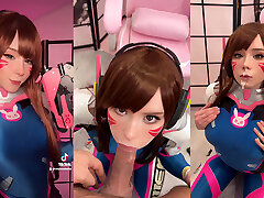 tiktoker dziewczyna hentai threesome schoolgirl d.va od patrol i ssie kutasa