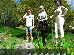 Helping the hotties 9 - Johannes helped Naomi in the garden ... something is up with Stacy ... Violet and Eve talked about some