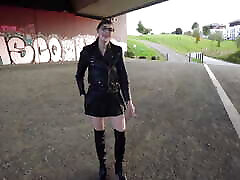 Outdoor caught pissing