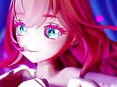 Sexy Thick Teen In Pink Dress Dancing Gradual Undressing 3D HENTAI
