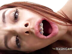 Sexy petite redhead loves noty hause wife herself cum with toys