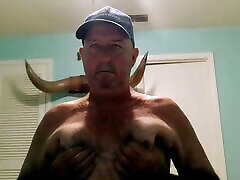 Playing with my tits while working on Thursday night