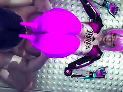 Cyborg Chick Missionary - boobs pressed and nippl Hentai