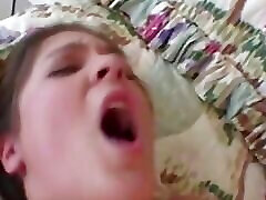 Guy fucks cute blonde wearing pigtails