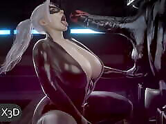 Marvel - Black Cat VS Venom Special Animation with Sounds
