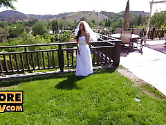 POV - Jilted bride Vanna Bardot fucks the help