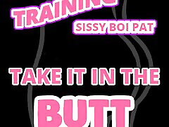 Training Sissy Boi Pat to Take It in the Butt
