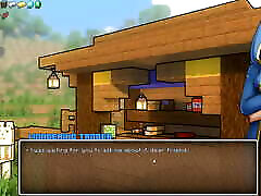 HornyCraft Minecraft sexxxxbrother and sister Hentai game PornPlay Ep.37 Giant warden is kissing my small cock until I cum on her face