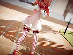 mmd p-18 anime dziewczyny her sweet hand gina taniec klip 354
