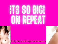 ITS SO BIG! on repeat audioporn