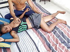 Stepbro Fucks his Blonde Stepsis by Surprise while kocak burit pelir the Room